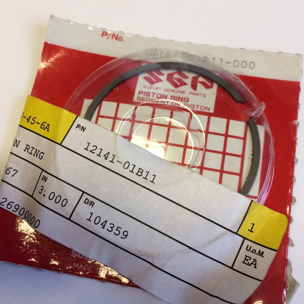 Suzuki Genuine Part - Piston Ring Set STD (RM125 87-89) - 12141-01B11-000