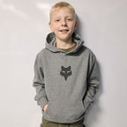 FOX Racing Youth Hoodie - LEGACY Fleece Pullover (Heather Grey)