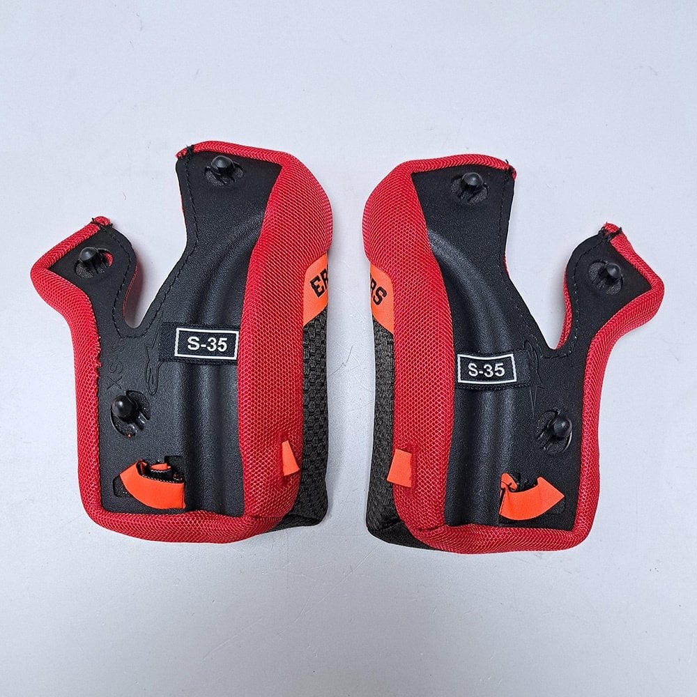 Alpinestars (Helmet Spares) Cheek Pads - S-M10 **22:06 Version** (+5mm)