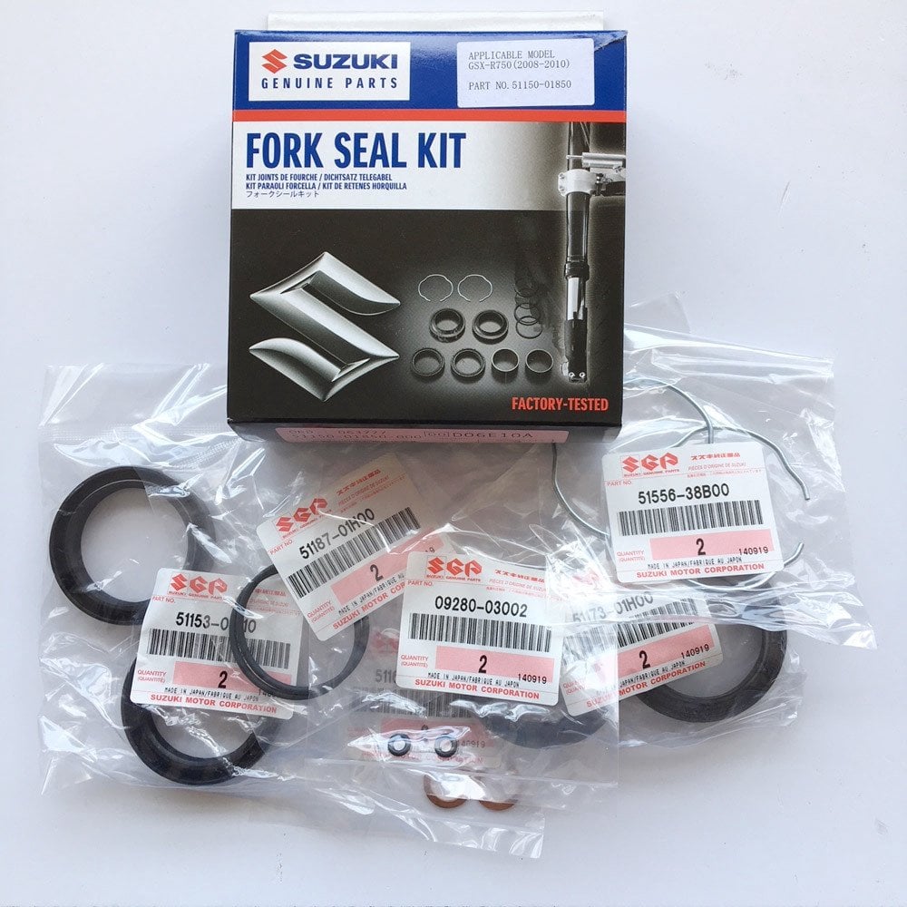 Suzuki Genuine Part - Fork Seal Kit (GSXR750 K8-L0) - 51150-01850-000