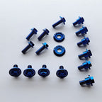 Zeta - Full Plastics Fastener Kit - YZ125/250 08-21 (Blue)