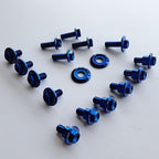 Zeta - Full Plastics Fastener Kit - YZ125/250 08-21 (Blue)