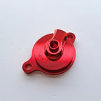 Zeta - Oil Filter Cover - CRF250 18-24, CRF450 17-24, CRF250RX 1924, CRF450RX 19-24, CRF450L/RL 19-24 (Red)