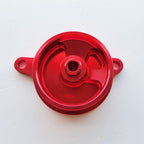 Zeta - Oil Filter Cover - KXF450 06-15, KLX450R 08-15 (Red)
