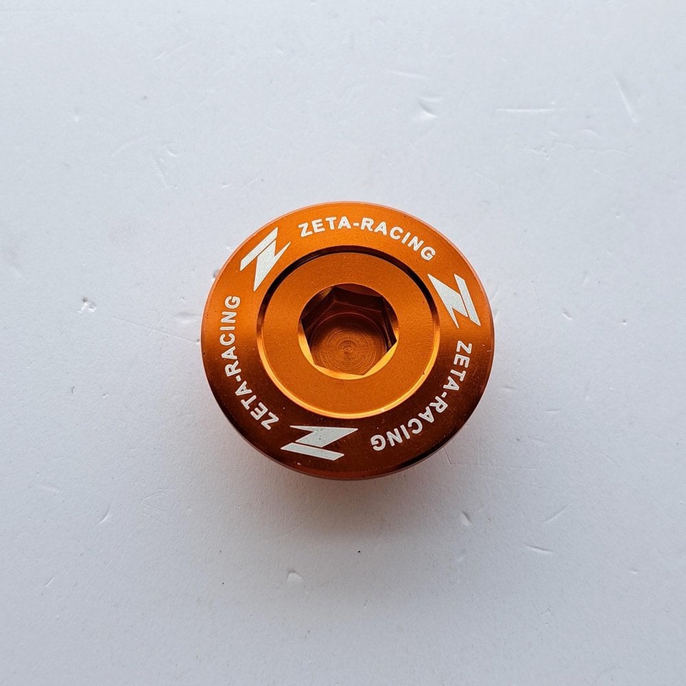 Zeta - Engine Plugs - KTM SXF250/350 11-24, SXF450 07-24, EXCF250/350 12-24, Husqvarna FC250/350 14-24, FE250/350 14-24, FX350 17-24, Gas Gas MCF250 21-24, ECF250/350 21-24, EXF250/350 21-24 (Orange)