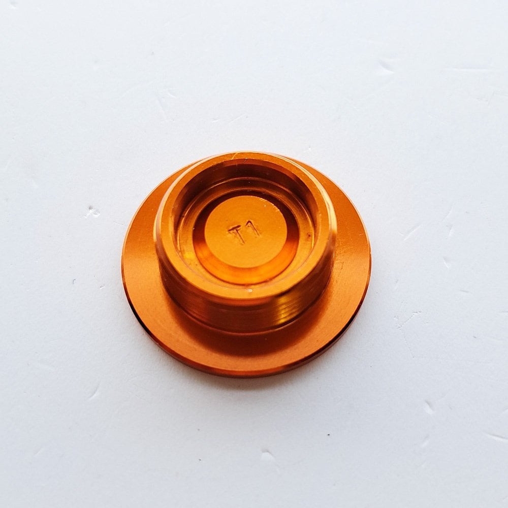 Zeta - Engine Plugs - KTM SXF250/350 11-24, SXF450 07-24, EXCF250/350 12-24, Husqvarna FC250/350 14-24, FE250/350 14-24, FX350 17-24, Gas Gas MCF250 21-24, ECF250/350 21-24, EXF250/350 21-24 (Orange)