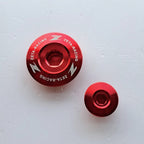 Zeta - Engine Plugs - CRF150 07-26, CRF250 10-17, CRF450 02-16, CRF450X 05-18, TRX400 00-08, TRX450 04-09 (Red)