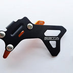 Zeta - Drive Cover w/Case Saver & Roller - KTM SXF250/350 16-22, EXCF250/350 17-23, SX250 17-22, EXC TPi/XC/XC-W TPi 250/300 17-23 (Black/Orange)