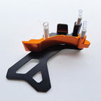 Zeta - Drive Cover w/Case Saver & Roller - KTM SX125/150 16-22, EXC/XC-W125/150 17-22 (Black/Orange)
