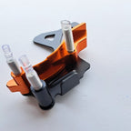 Zeta - Drive Cover w/Case Saver & Roller - KTM SX125/150 16-22, EXC/XC-W125/150 17-22 (Black/Orange)