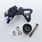 Zeta - Drive Cover w/Case Saver & Roller - Husqvarna FC250/350 16-20, FE/FX250/350 17-20, TC/TE/TX250/300 17-20, TE250i/300i 18-20 (Black/Blue)