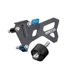Zeta - Drive Cover w/Case Saver & Roller - Husqvarna FC450 16-22, FE450/501 17-23 (Black/Blue)