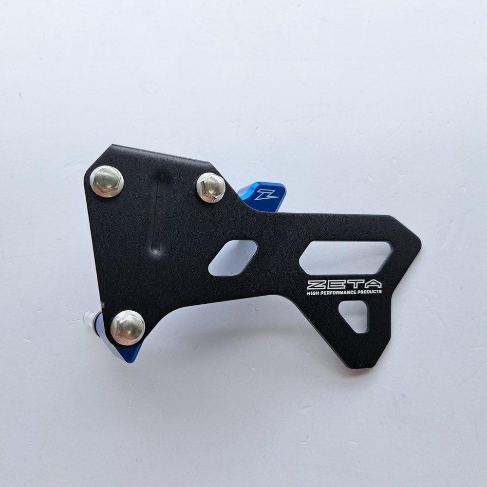 Zeta - Drive Cover w/Case Saver & Roller - Husqvarna FC450 16-22, FE450/501 17-23 (Black/Blue)