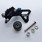 Zeta - Drive Cover w/Case Saver & Roller - Husqvarna TC125 16-22, TE/TX 125-150 17-23 (Black/Blue)