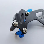 Zeta - Drive Cover w/Case Saver & Roller - Husqvarna TC125 16-22, TE/TX 125-150 17-23 (Black/Blue)