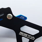 Zeta - Drive Cover w/Case Saver & Roller - Husqvarna TC125 16-22, TE/TX 125-150 17-23 (Black/Blue)