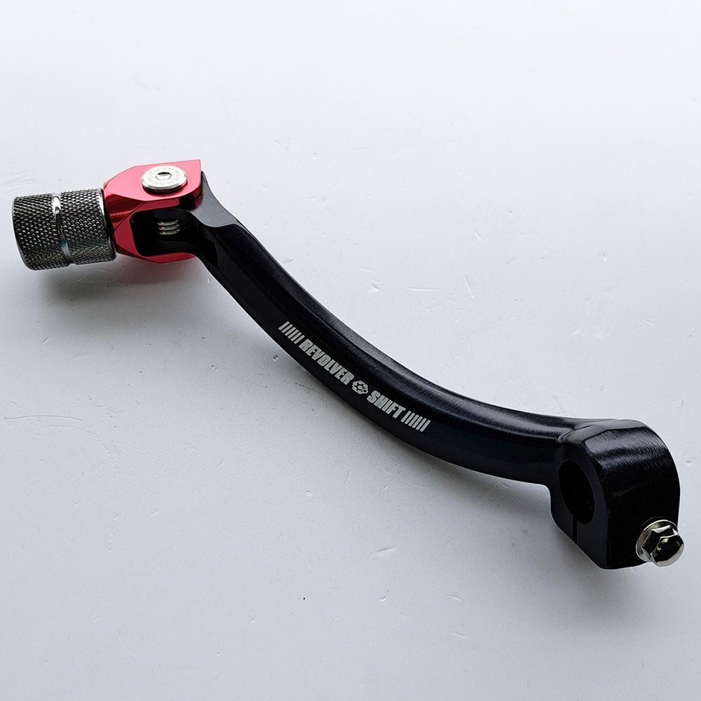 Zeta - Gear Lever - Revolver Adjustable - RMZ450 08-24 - Black w/Red