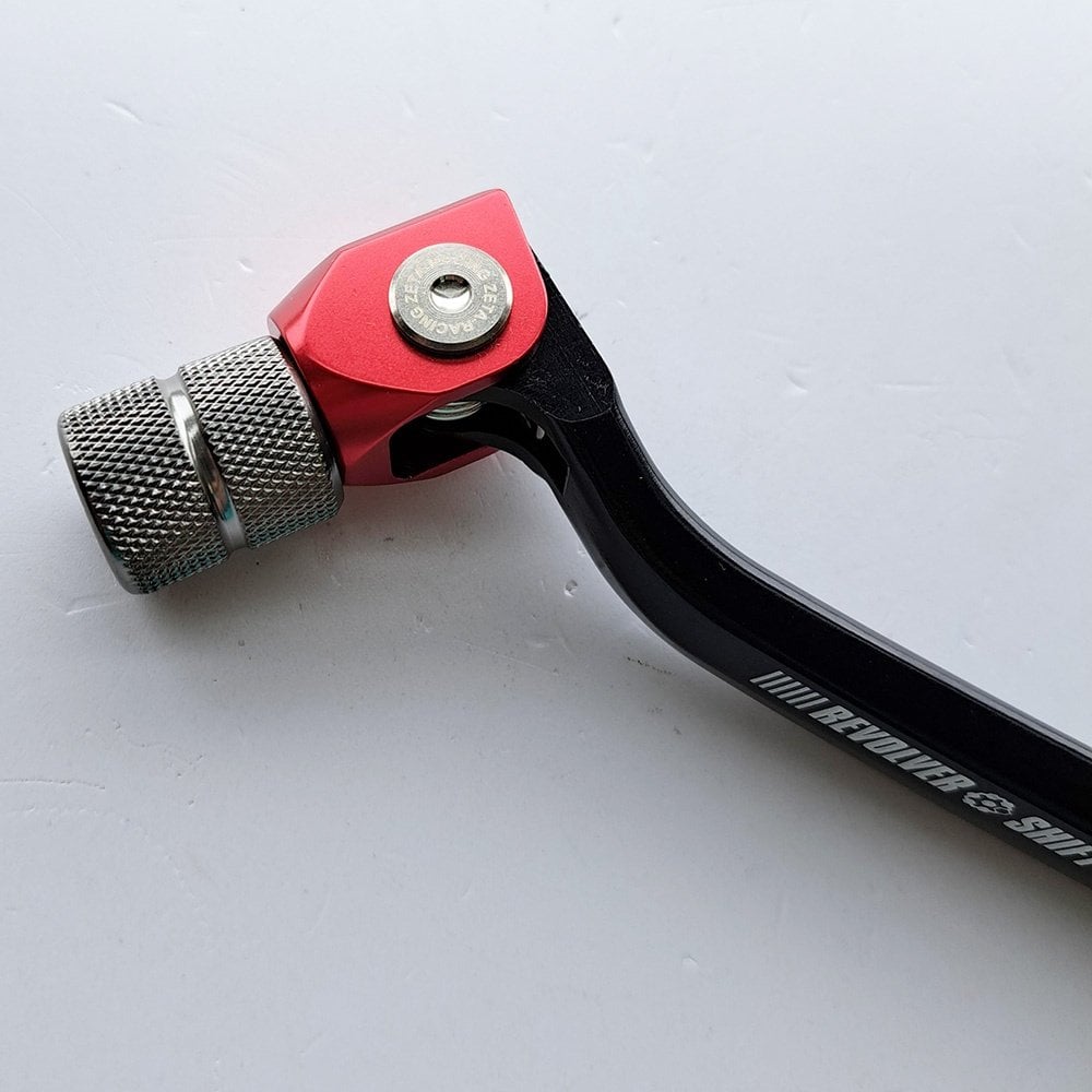 Zeta - Gear Lever - Revolver Adjustable - CRF150 07-24 - Black w/Red