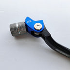 Zeta - Gear Lever - Revolver Adjustable - Husqvarna FC450 16-22, FE450/501 17-23, FX450 17-23 - Black w/Blue