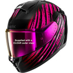 Shark (2025) Helmet - Ridill 2 Assya (Black/Violet/Pink)