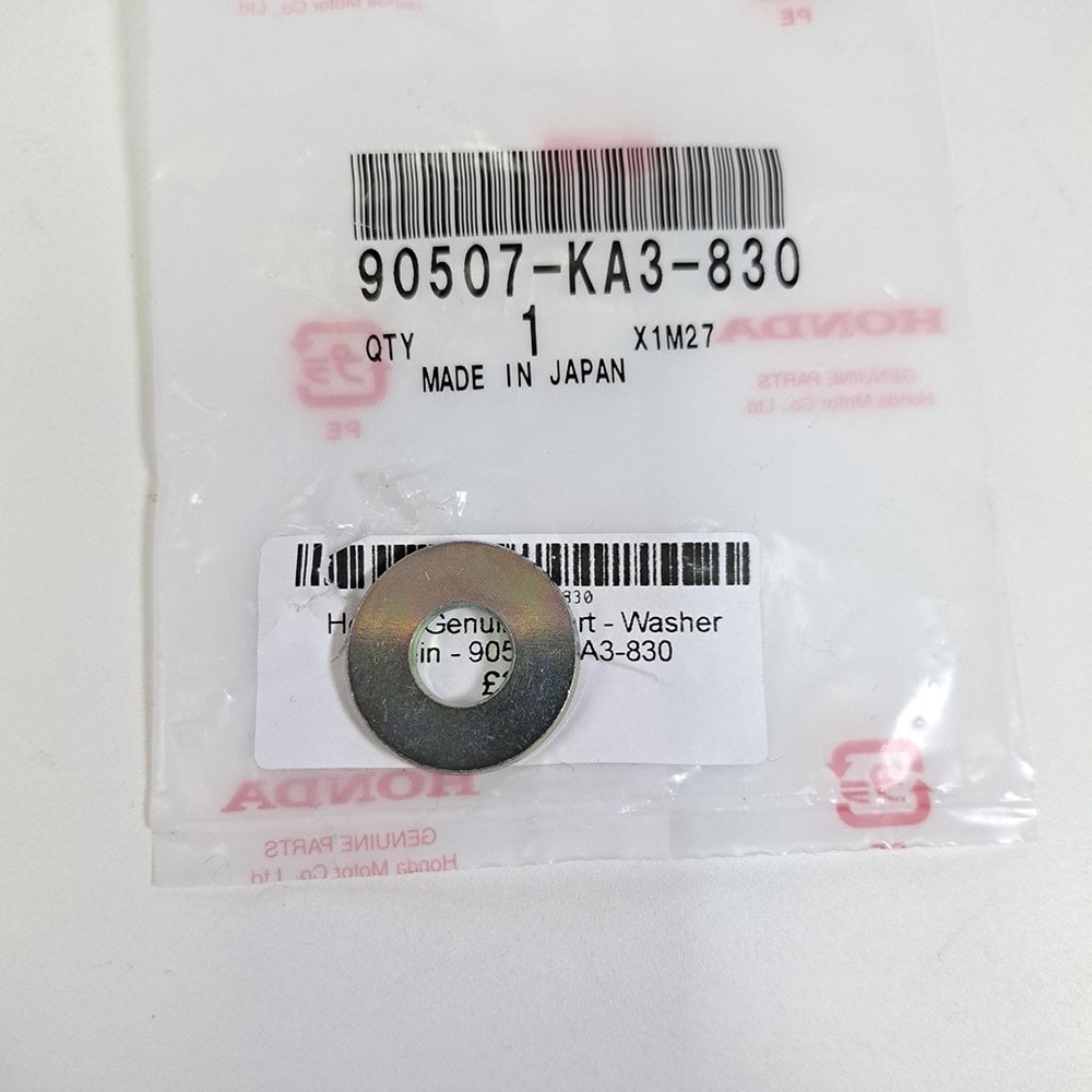 Honda Genuine Part - Washer Plain, 10mm (CRF250 11-23) - 90507-KA3-830