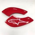 Alpinestars (Spares) BNS Neck Brace - Tech Carbon - Chin Plate - Red/White