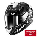 Shark (2025) Helmet - Skwal I3 Hellcat - Black/Silver/White (KUS)