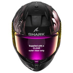 Shark D-Skwal 3 Mayfer Helmet (Matt Black/Pink)