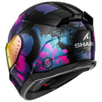 Shark D-Skwal 3 Mayfer Helmet (Black/Purple/Pink)