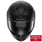 Shark D-Skwal 3 Dark Shadow Helmet (Matt Black)