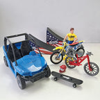 New Ray Toys - 1:18 - Nitro Circus/Travis Pastrana Play Set