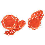 Acerbis - X-Power - Clutch & Ignition Covers - KTM EXCF250/350 24-27, XW-F350 24-25, Husqvarna FE250/350 24-27, Gas Gas ECF250 24-25, ECF350 24-27