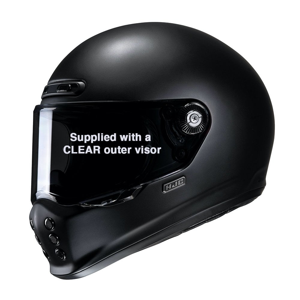 HJC (2025) Helmet - V10 (2206) Plain - Matt Black