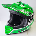 Wulfsport Youth AIR-X MX Helmet (Fluo Green)