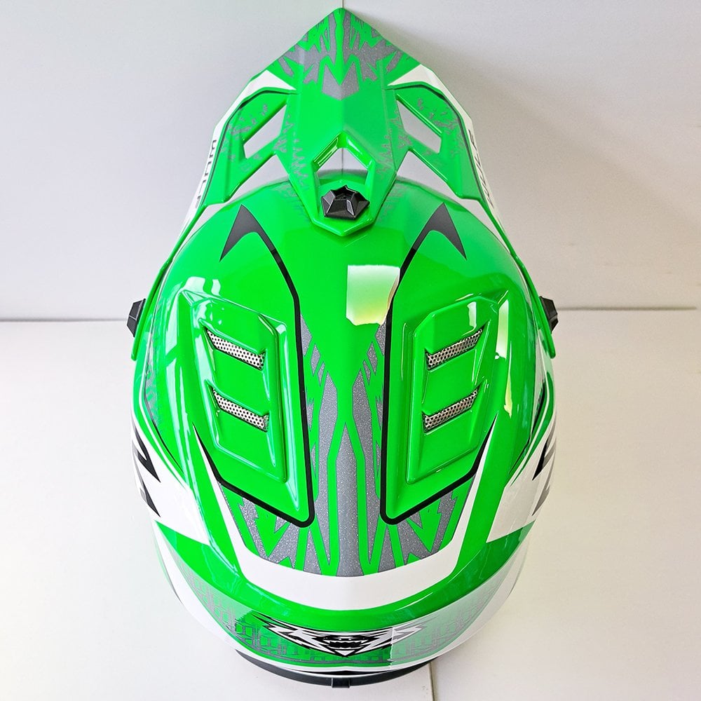 Wulfsport (MX25) Helmet - Youth - AIR-X - Fluo Green