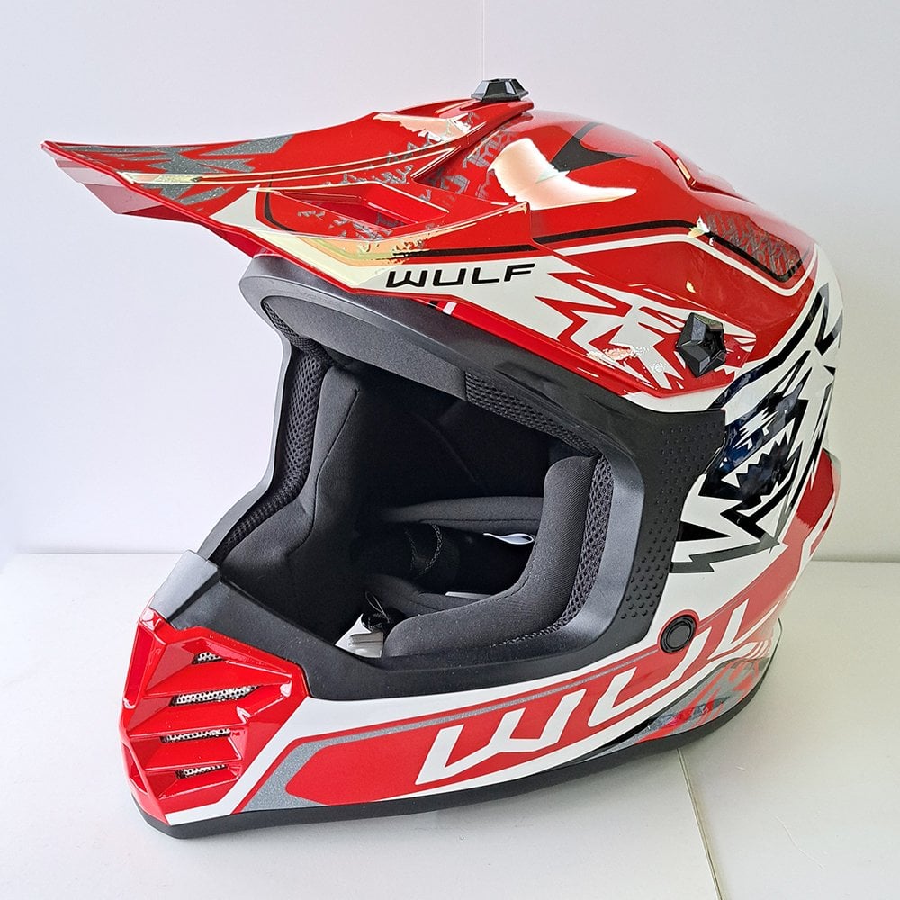 Wulfsport (MX25) Helmet - Youth - AIR-X - Red