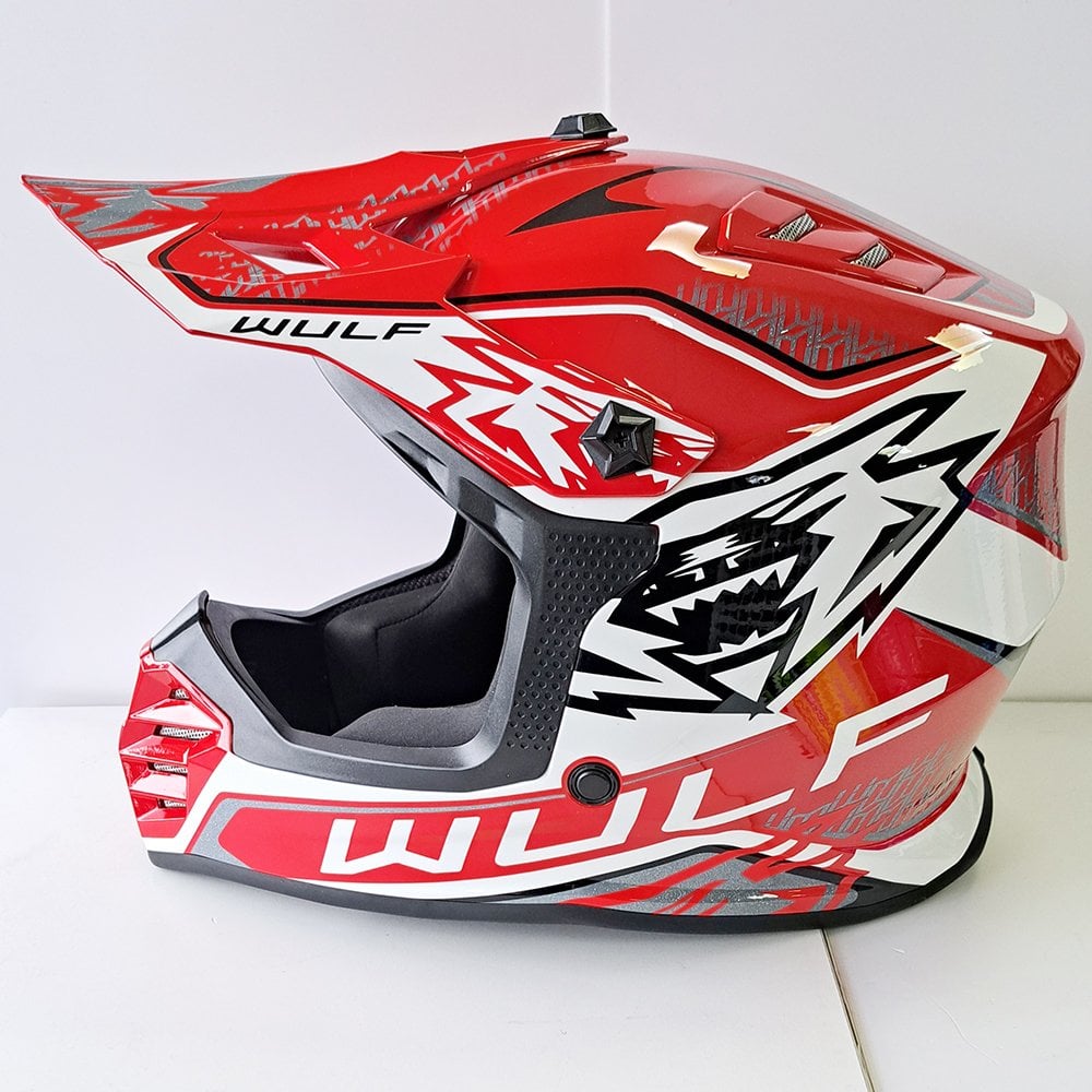 Wulfsport (MX25) Helmet - Youth - AIR-X - Red