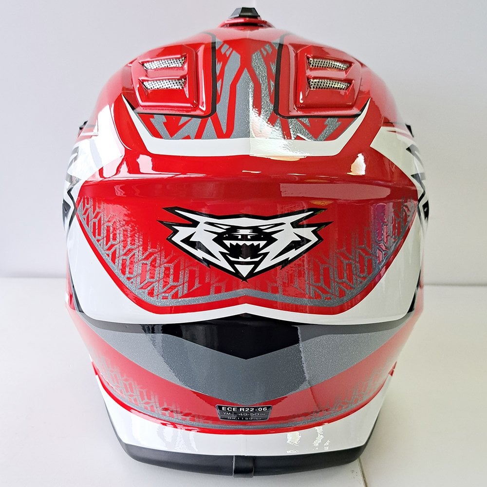 Wulfsport (MX25) Helmet - Youth - AIR-X - Red