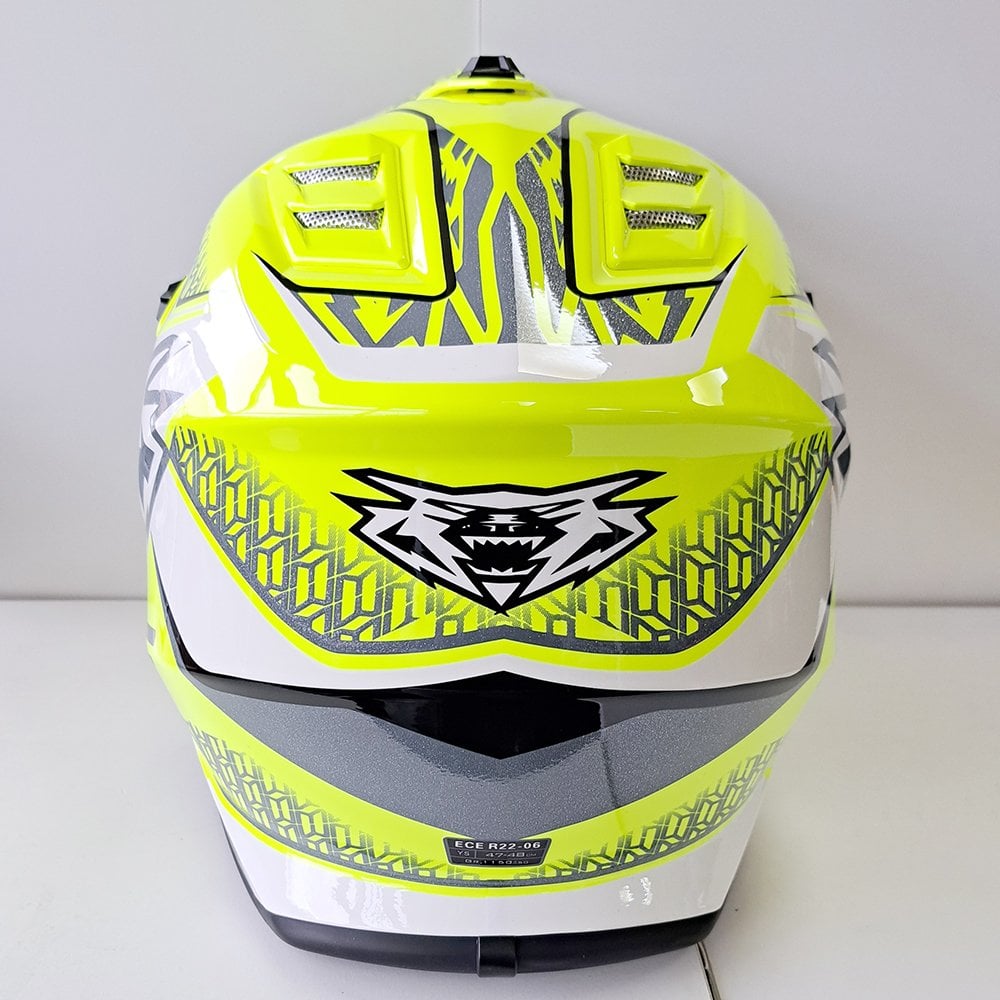 Wulfsport (MX25) Helmet - Youth - AIR-X - Fluo Yellow