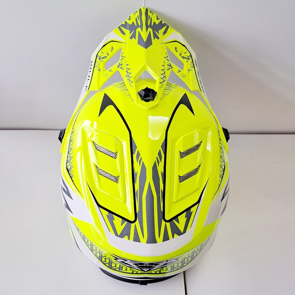 Wulfsport (MX25) Helmet - Youth - AIR-X - Fluo Yellow