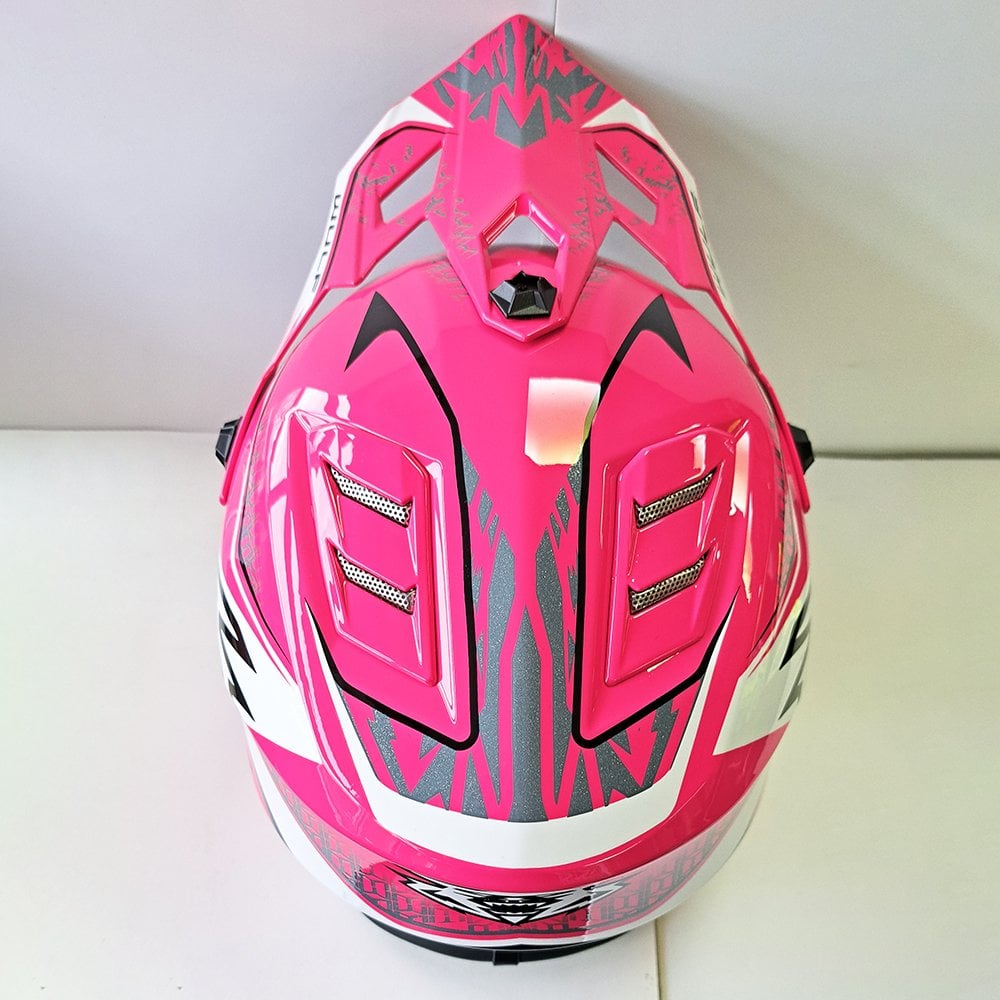 Wulfsport (MX25) Helmet - Youth - AIR-X - Fluo Pink