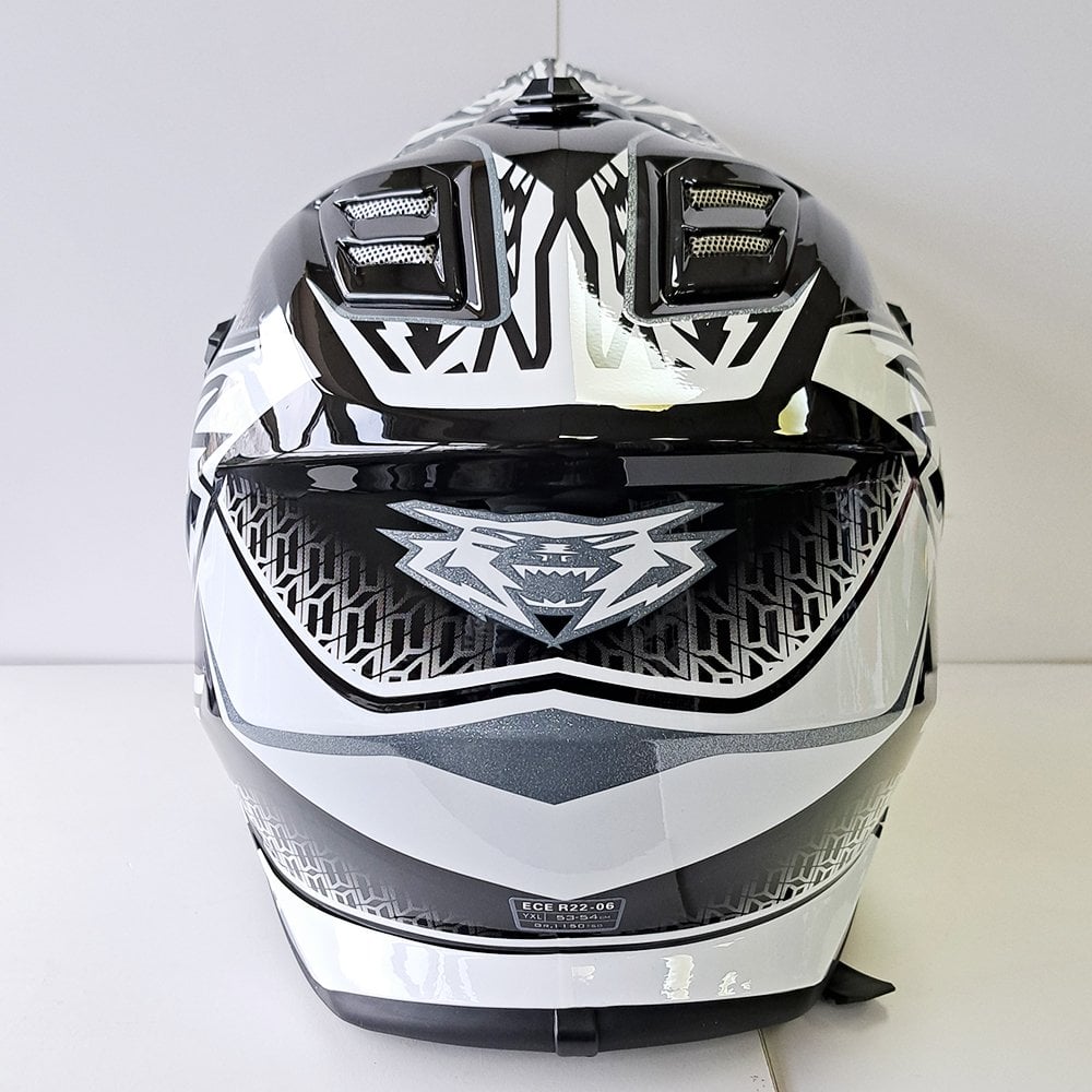 Wulfsport (MX25) Helmet - Youth - AIR-X - Black/White