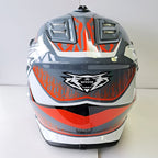 Wulfsport (MX27) Helmet - Youth - AIR-X - Grey/Orange