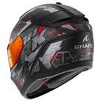Shark (2025) Helmet - Ridill 2 Molokai - Black/Anthracite/Red (Matte)