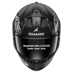 Shark (2025) Helmet - Ridill 2 Molokai - Black/White/Silver (Matte)