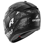 Shark (2025) Helmet - Ridill 2 Molokai - Black/White/Silver (Matte)