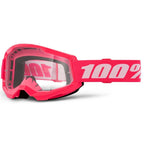 100% MX | MTB Youth Goggles - Strata-2 (FLUO PINK)