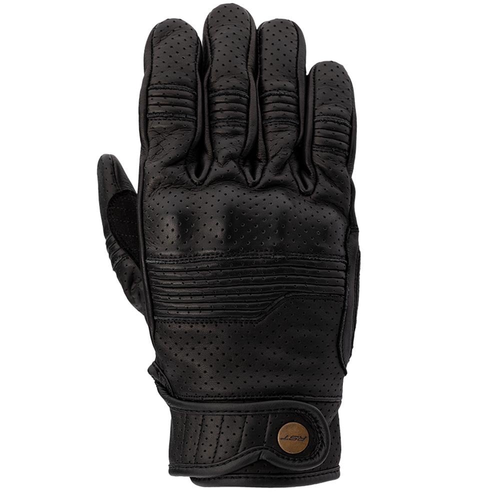 RST Motorcycle Urban Leather Short Gloves - Roadster 3 CE (Black)