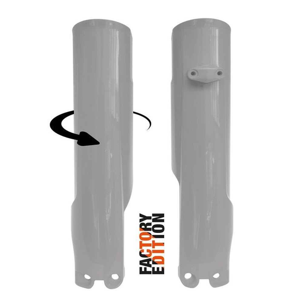 RaceTech - Fork Guards - FULL-WRAP - KTM SX/SXF 125-450 23-27, EXC/EXCF 125-500 24-27, Husqvarna TC/FC 125-450 23-27, TE/FE 125-501 24-27