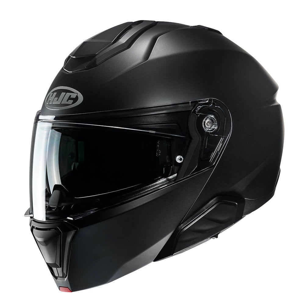 HJC Motorcycle Flip Up Helmet - I91 Plain (Matt Black)